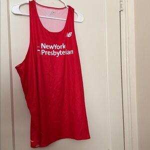 New Balance  NYP Red Athletic Tank mens size: XL